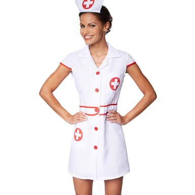 Sygeplejerske kostume - XL