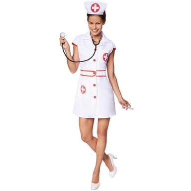 Sygeplejerske kostume - XL