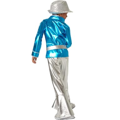 Disco dreng børnekostume - 140 (9-10y)