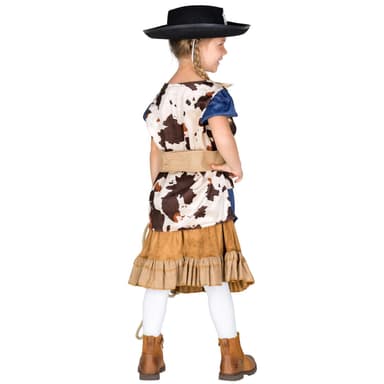 Cowgirl Wynonna kostume - 128 (8-10y)