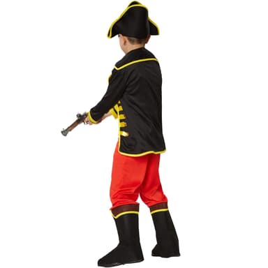 Piratprins børnekostume - 140 (9-10y)