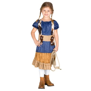 Cowgirl Wynonna kostume - 140 (10-12y)