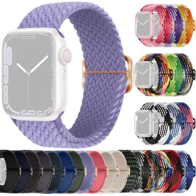 SKALO Flettet Rem Apple Watch Ultra 49mm - Lilla
