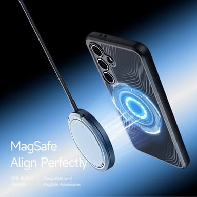 DUX DUCIS Samsung S24 FE Aimo Series Magnetic Ring Cover - Sort