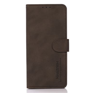 SKALO Xiaomi Redmi 14C KHAZNEH Pungetui i PU-læder - Brun