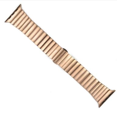 SKALO Metalarmbånd ""Flat"" Apple Watch SE 40mm - Rosa guld