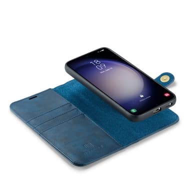 DG MING Samsung S24 FE 2-i-1 Magnet Pungetui - Blå