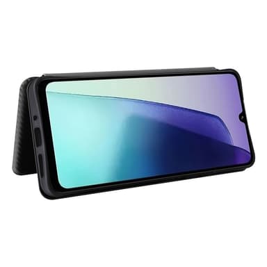 SKALO Xiaomi Redmi 14C Carbon Fiber Pungetui - Sort