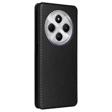 SKALO Xiaomi Redmi 14C Carbon Fiber Pungetui - Sort