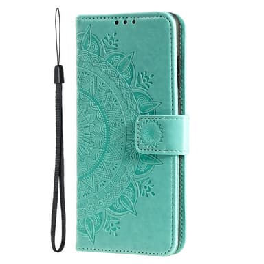 SKALO Xiaomi 14T Pro Mandala Flip Cover - Turkis