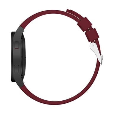 SKALO Samsung Watch 6 Classic 43mm/47mm Silikonearmbånd Formtilpasset - Vin rød