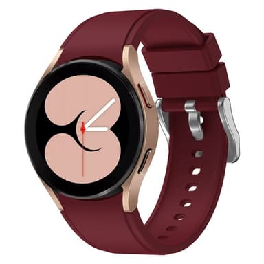 SKALO Samsung Watch 6 Classic 43mm/47mm Silikonearmbånd Formtilpasset - Vin rød