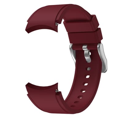 SKALO Samsung Watch 6 Classic 43mm/47mm Silikonearmbånd Formtilpasset - Vin rød