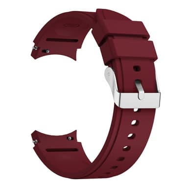 SKALO Samsung Watch 6 Classic 43mm/47mm Silikonearmbånd Formtilpasset - Vin rød