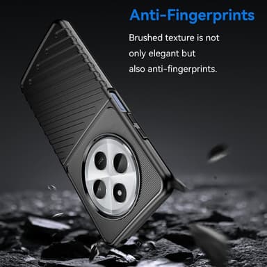 SKALO Xiaomi Redmi 14C Twill TPU-cover - Sort