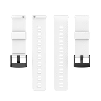 SKALO Silikonearmbånd til Mobvoi TicWatch Pro 5 - Hvid