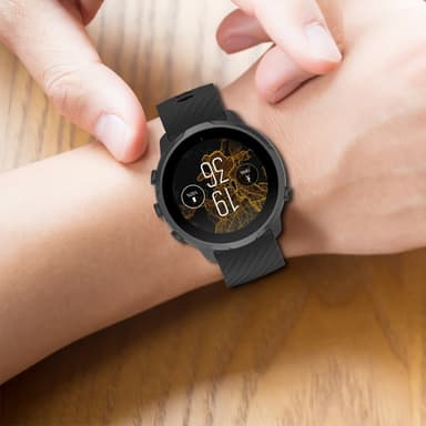 SKALO Silikonearmbånd til Mobvoi TicWatch Pro 5 - Hvid