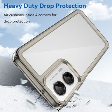 SKALO Motorola Moto G35 5G Farve Bumper Cover - Grå