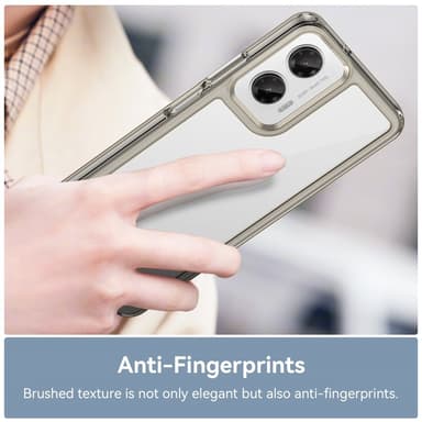 SKALO Motorola Moto G35 5G Farve Bumper Cover - Grå