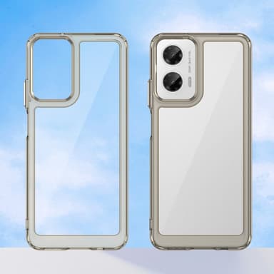SKALO Motorola Moto G35 5G Farve Bumper Cover - Grå