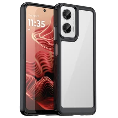 SKALO Motorola Moto G35 5G Farve Bumper Cover - Sort