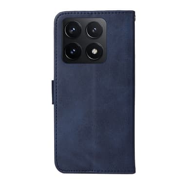 SKALO Xiaomi 14T PU-læder Pungetui - Blå