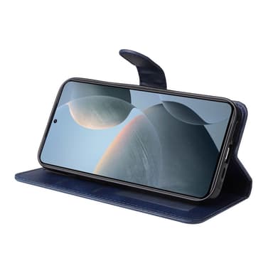 SKALO Xiaomi 14T PU-læder Pungetui - Blå