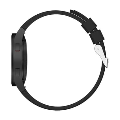 SKALO Samsung Watch 6 40mm/44mm Silikonearmbånd Formtilpasset - Sort