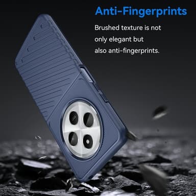 SKALO Xiaomi Redmi 14C Twill TPU-cover - Blå