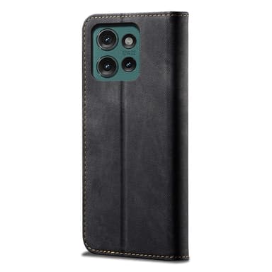 SKALO Motorola Edge 50 5G Jeans Flip Cover - Sort