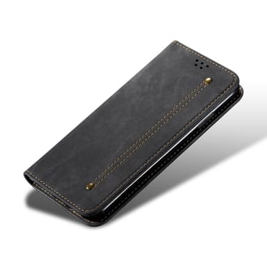 SKALO Motorola Edge 50 5G Jeans Flip Cover - Sort