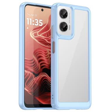 SKALO Motorola Moto G35 5G Farve Bumper Cover - Blå