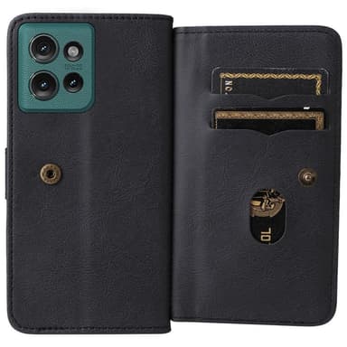 SKALO Motorola Edge 50 5G 10-RUM Flip Cover - Sort