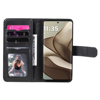 SKALO Motorola Edge 50 5G 10-RUM Flip Cover - Sort