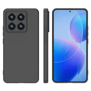 SKALO Xiaomi 14T Matte Black Ultra-tynd TPU Cover