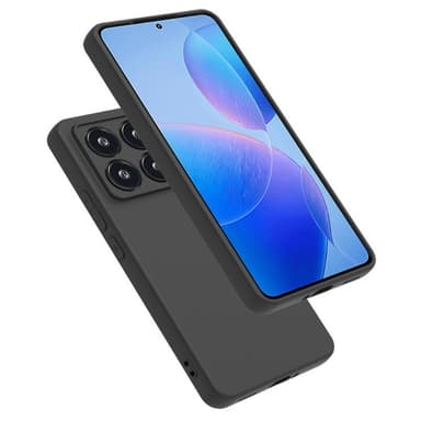 SKALO Xiaomi 14T Matte Black Ultra-tynd TPU Cover