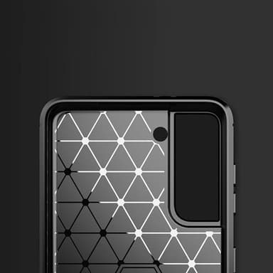 SKALO Samsung S21 Plus Armor Carbon Stødsikker TPU-cover - Blå