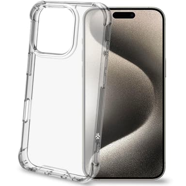 Panser Stødsikker cover til iPhone 16 Pro Gennemsigtig