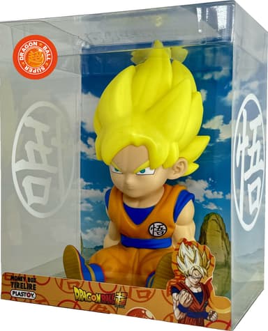 Plastoy Dragon Ball Super sparegris (Goku Super Saiyan)