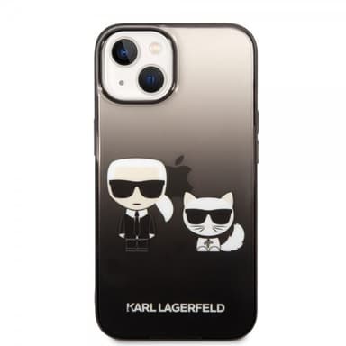 Karl Lagerfeld iPhone 14 Cover Karl & Choupette Gradient Sort