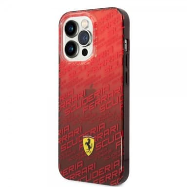 Ferrari iPhone 14 Pro Cover Gradient Scuderia Rød