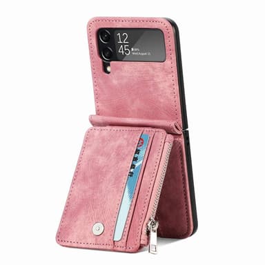 Mobilcover 2i1 Samsung Galaxy Z Flip 4 - Lyserød
