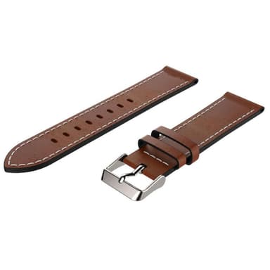 SKALO Læder Rem Samsung Watch 4 40mm - Brun