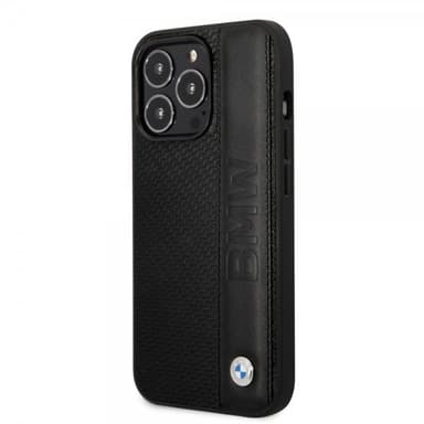 BMW iPhone 14 Pro Max Cover Big Logo Stripe Sort