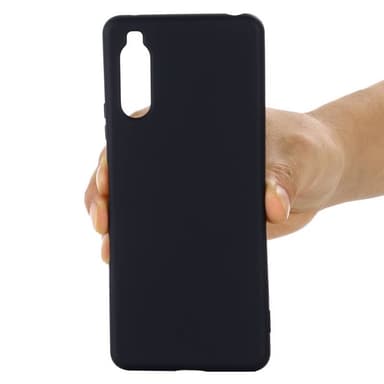 Liquid silikone cover Sony Xperia 10 IV - Sort