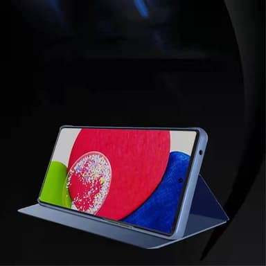 SKALO Samsung A13 4G Clear View Mirror Etui - Sort