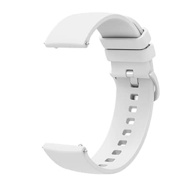 SKALO Silikonearmbånd til Samsung Watch 4 Classic 46mm - Hvid