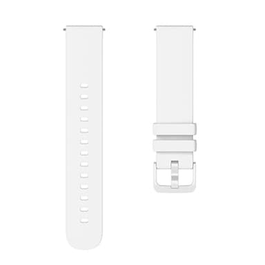 SKALO Silikonearmbånd til Samsung Watch 4 Classic 46mm - Hvid
