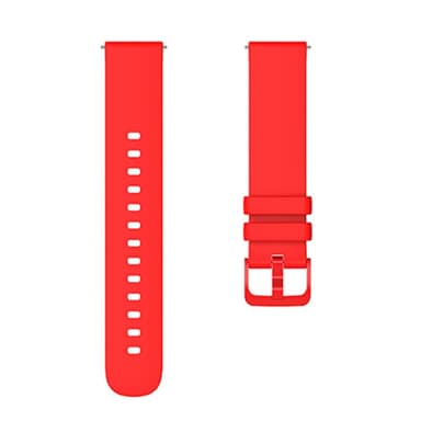 SKALO Silikonearmbånd til Samsung Watch 4 40mm - Rød