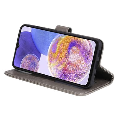 SKALO Samsung A23 5G Mandala Flip Cover - Grå
